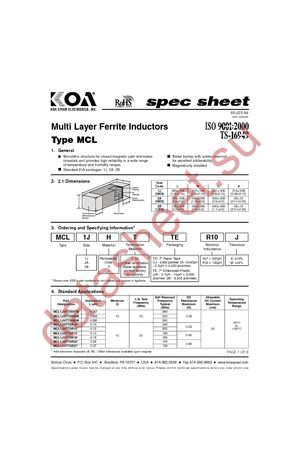 MCL2AHTTER68K datasheet  